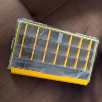 Boîte de rangement multifonctionnelle en ABS étanche pour leurres de pêche avec fonction phosphorescente, capacité inférieure à 20L, fente amovible