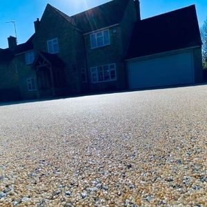 Clair un composant polyuréthane pierre galet époxy plancher pour le resurfaçage du béton revêtements de sol Construction emballage - Product Image 1