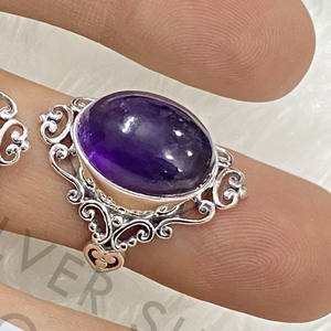 Anillo de Plata de Ley 925 de Diseño con Múltiples Piedras Preciosas, Joyería Fina Artística Hecha a Mano, Estilo Original, Anillos de Plata al por Mayor - Product Image 3