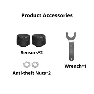 Nuova APP per cellulare con monitoraggio pressione pneumatici Bluetooth, esterna, applicabile a veicoli a 2, 4, 6 ruote TPMS - Product Image 6