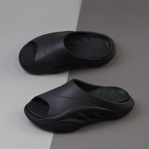 Sandales à bout ouvert en EVA gris clair avec semelle intérieure menthe, antidérapantes, décontractées d'été, pour homme, pour l'extérieur - Product Image 2