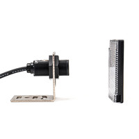 DOMENZI E3FA-RP11 Capteur photoélectrique rétro-réfléchissant noir NPN M18, type de capteur électronique, distance de détection de 0,1 à 4 m