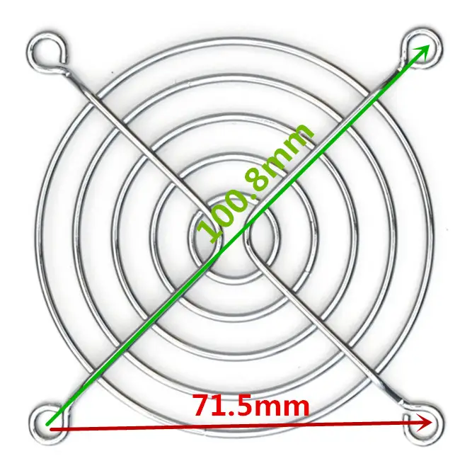 200mmワイヤー304ステンレス鋼PCファングリルおよびガード