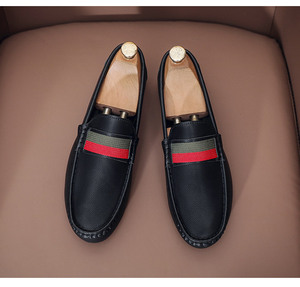 Chaussures de navigation pour hommes, nouvelle mode, confortables et polyvalentes, à semelle souple, chaussures de conduite à enfiler, chaussures populaires pour hommes - Product Image 5