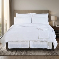 Ensemble de literie matelassé en microfibre respirante Pinsonic pour hôtel, 4 pièces, OEM, pour chambre d'hôtes et complexe hôtelier