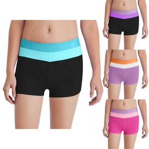 Costume de danse latine pour filles de 6 à 16 ans, costumes de danse lyrique, shorts de gymnastique, shorts de sport, cours, entraînements, spectacle de danse - Product Image 1