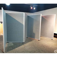 Cloisons de bureau insonorisées pliables modernes, panneaux de séparation mobiles pour chambre et cuisine, murs de séparation en tissu écologiques