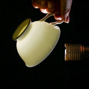 Juego de tazas de café de porcelana china con platillo, tazas de cerámica blanca para té, 220 ml - Product Image 2