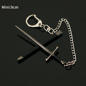 Llavero de Espada de Lobo Súper Loco en Oferta, Llavero de Metal de Aleación de Zinc, Colección de Espadas de la Película Juego de Tronos - Product Image 3