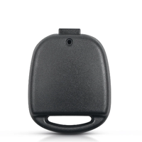 Coque de clé de voiture à distance en ABS noir à 3 boutons, compatible avec Camry, Rav4, Corolla, Prado, Yaris, Tarago, Cruiser, Land Cruiser