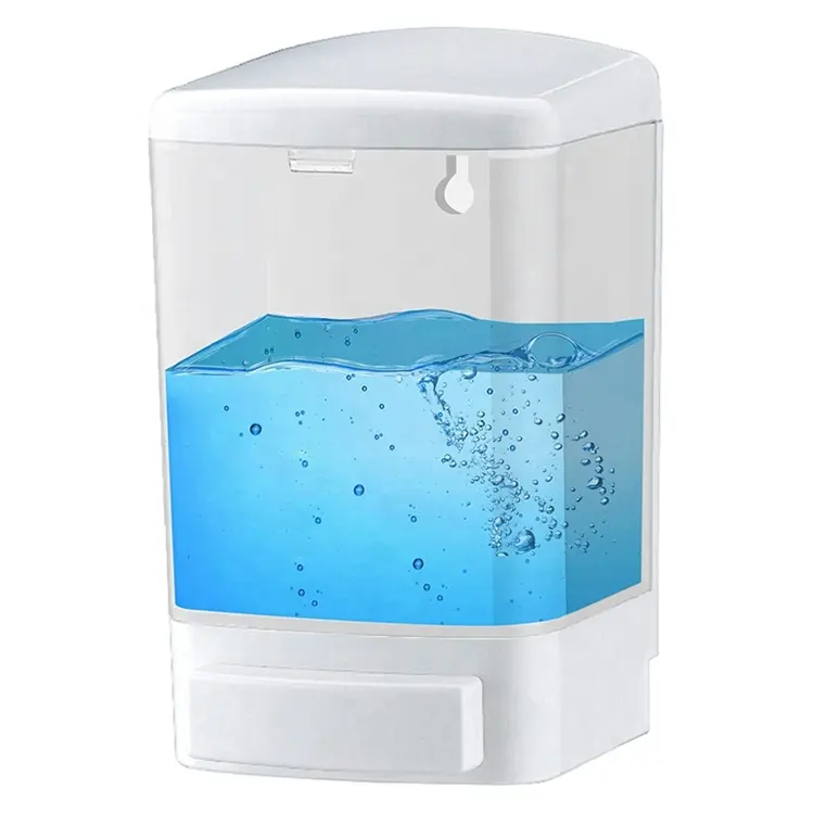 1000ml White Liquid Hand Soap Dispenser Plastic Bottle Wall Mounted Bathroom Kitchen Manual ABS Soap Dispenser