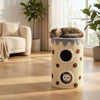 Großhandel Luxuriöser Holz-Raumkapsel Premium-Kratzbaum für Große Katzen Modernes Klettermöbel