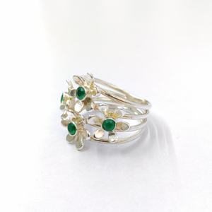 แหวนออนิกซ์สีเขียว แหวนเงินแท้ 925 แหวนพลอย แหวนออนิกซ์สีเขียว งานแฮนด์เมด คอลเลคชั่นแหวนสวย แหวนเงิน เครื่องประดับเงิน ราคาขายส่ง - Product Image 6