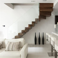 DAIYA bois pièces d'escalier avec balustrade en bois d'escalier de conception