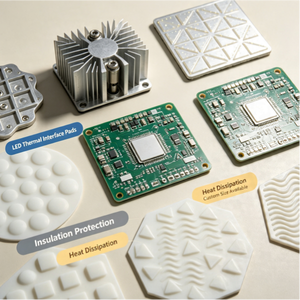 Custom Thermal Silicone Pads Heat Dissipation Pad Soft Flexible Thermal <strong>Interface</strong> Material for Electronic Equipment - Product Image 5