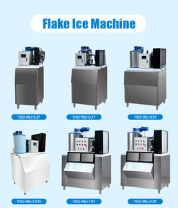 Máquina de hielo en escamas de acero inoxidable comercial de la fábrica YISO para barras de ensaladas de supermercado, máquina automática de hielo en escamas - Product Image 6