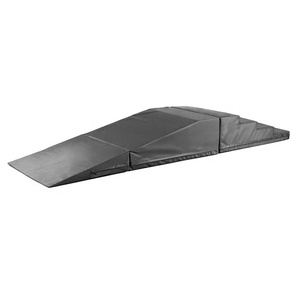 Plataforma de Entrenamiento de Equilibrio de Cuero PU Resistente, Rampa HSW con Escaleras para Ejercicios en Interiores - Product Image 1