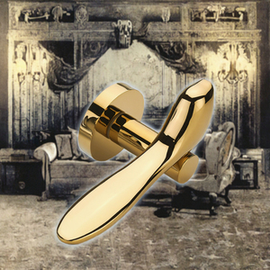 For EADER High Quality Silent Zinc <b>Door</b> Handle Light Luxury PVD Gold Bird Shaped <b>Lock</b> Modern Style - Product Image 3