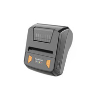 Mini impresora portátil de recibos térmicos de 80mm para facturas de dientes azules para Android e IOS
