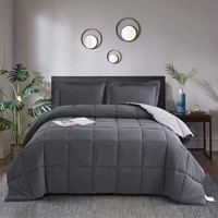 Couette d'hiver ZPECC moderne européenne et américaine en coton épais lavable, taille King Queen, blanche, pour la maison et l'hôtel