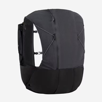 Gilet réfléchissant unisexe avec système d'hydratation réglable, durable, léger, écologique, pour la course en toutes saisons, avec porte-bouteille
