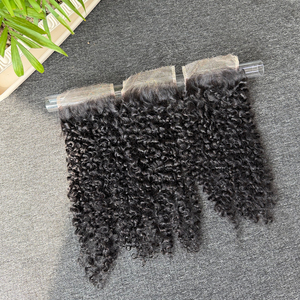 Lavish Beauty pour Cheveux Bouclés, Fermeture Frontale en Dentelle HD 5x5, 16-20 Pouces, Cheveux Humains Brésiliens 100% Vierges, Dentelle Transparente, pour Femmes Noires - Product Image 2