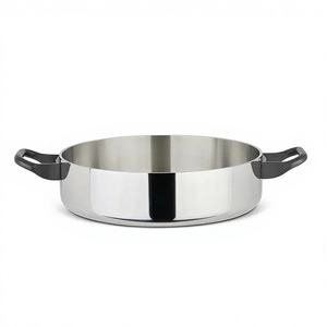 หม้อตุ๋นสี่เหลี่ยมสแตนเลสดีไซน์ใหม่สุดหรู พร้อมฝาอะลูมิเนียมเคลือบเอนาเมล ใช้กับเตาอบได้ เหมาะสำหรับใช้ในบ้านและโรงแรม Zahid Exports - Product Image 1