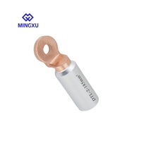 DTL-2-70mm2 CE/IEC Certificat Cuivre Aluminium Connecteurs Bimétalliques Câble Cosses De Sertissage Bornes De Connexion Cosses