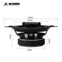 Prix compétitif d'usine AK-338 et haut-parleur de voiture peu commun de haute qualité Haut-parleur coaxial 2 voies de 3.5 pouces, audio de gamme complète de musique