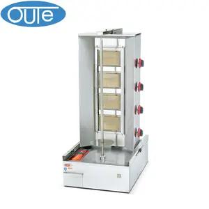 Suministro de fábrica, equipo de cocina comercial, quemador de Gas, Doner Kebab, máquina para hacer a la venta, China, acero inoxidable, 220V