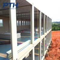 Maison mobile PTH de qualité exceptionnelle, assemblage rapide, maison préfabriquée de luxe en kit