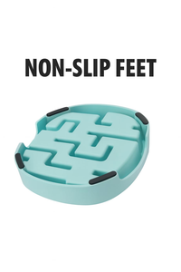 OEM Dog Slow Food Bowl Anti-Choking Puzzle <b>Feeders</b> Dish for Dogs Neck Protection <b>Cats</b> Silicone Pads Pet Dog Slow Food Bowl - Product Image 4