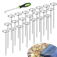Clous de fixation en forme de G pour pelouse, agrafe pour gazon, clou rond pour pelouse