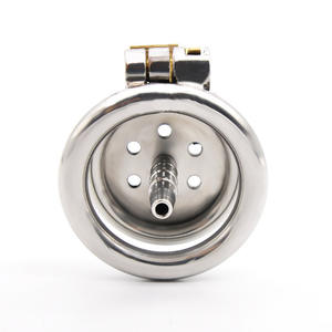 ที่ใส่ทรัมเป็ตขนาดเล็กทำจากสเตนเลสสตีลสำหรับผู้ชายอุปกรณ์พรหมจรรย์สายสวน V4ล็อค - Product Image 4