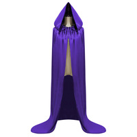 Costume de vampire, de guerrier des ténèbres, de carnaval médiéval, cape à capuche pointue, cape de cosplay d'Halloween pour hommes et femmes, vente en gros