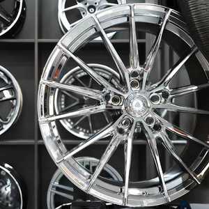 Aluminiumlegierung Maßgefertigte Chromfelgen 16 17 18 19 20 21 22 Zoll 5x114.3 5x112 5x110 5x120 Tiefe Konkave Geschmiedete Räder von 722Auto - Product Image 4