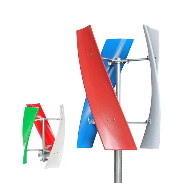 Low Start Speed Noise Home and Commercial Use Small Vertical Axis Micro Wind Turbine Disc Permanent Generator