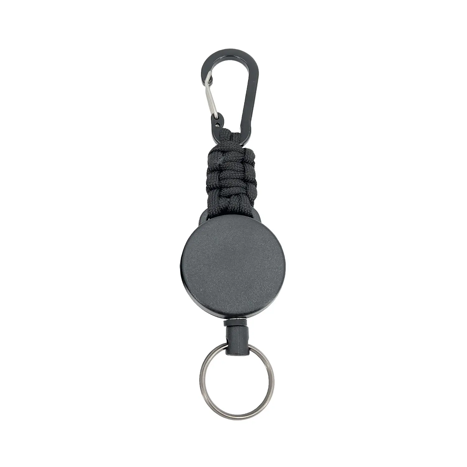 Heavy Duty Porta-chaves, cinto Clipe com Multitool Mosquetão, durável retrátil Keychain Porta-chaves-Anéis/Mosquetão