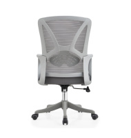 Chaise de bureau moderne en maille avec design ergonomique confortable à mi-dossier