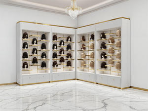 Custom Modern Jewelry Display Cabinets | Wooden Showcase <b>with</b> LED Lights for Jewelry Stores | Turnkey Shop Furniture Solutions - Product Image 4