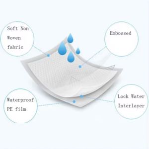 Comfortable Waterproof Underpad for Adult People Pee Pad Disposable Incontinent Leak Proof Waterproof Urine <b>Bed</b> Pads - Product Image 3