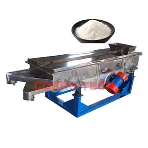 Tamiz vibratorio lineal con dos motores de vibración para cribado de pellets de mineral y PVC Gran capacidad de procesamiento de alto rendimiento - Product Image 2