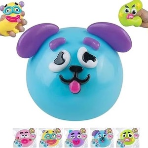 Juguete Antiestrés con Forma de Cara de Perro, Pelota de Rebote Lento Portátil para Aliviar el Estrés en Niños y Adultos - Product Image 2