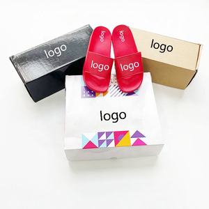 รองเท้าแตะยางผู้หญิงราคาถูกจากโรงงาน ฤดูร้อน 2023 รองรับโลโก้ของลูกค้า รองเท้าแตะพีวีซีแบบสไลด์สั่งทำพิเศษ พร้อมกล่อง สำหรับประเทศโคลอมเบีย - Product Image 2
