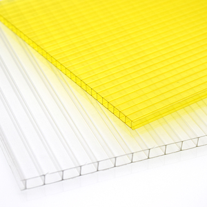 Feuille creuse en <span class=keywords><strong>polycarbonate</strong></span> 2 couches rectangulaires, plastique transparent coloré, pas cher, multiparoi, prix du panneau, 3mm 5mm 7mm 12mm - Product Image 5