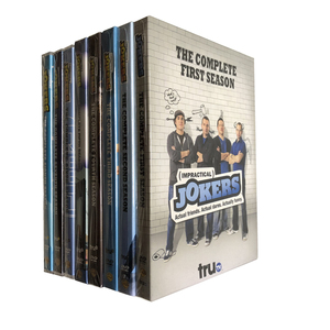Coffrets DVD Films Séries TV Films Fabricant Fournisseur d'usine Impractical Jokers Saison 1-8 28 Disques Série complète Nouveau Produit phare - Product Image 1