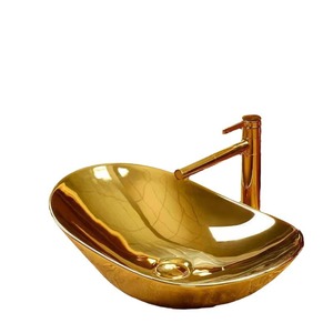 Fregadero de encimera de mármol ovalado moderno, escurridor de lavabo a mano, lavado artístico de cerámica, lavabo de cerámica para baño <span class=keywords><strong>Becken</strong></span>, lavabo de baño hecho de granito - Product Image 5