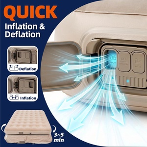 Matelas Gonflable Rapide et Confortable, Lit d'Appoint Surélevé Pliable et Portable avec Pompe Intégrée et Oreiller - Product Image 4