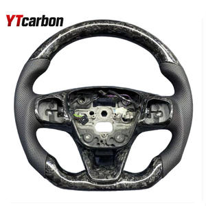 Volant en carbone YTcarbon pour Focus MK4 Fiesta MK8 Kuga Bronco Sport Escape E-Transit Maverick <span class=keywords><strong>Tourneo</strong></span> <span class=keywords><strong>Courier</strong></span> Puma - Product Image 5