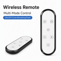 Lampu Peringatan Pintu Mobil Nirkabel LED Sensor Pintu Terbuka Lampu Strobo Anti-tabrakan Lampu Dekorasi Interior Mobil